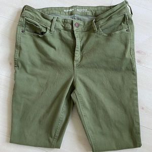 Olive Green Old Navy Rockstar Jeans